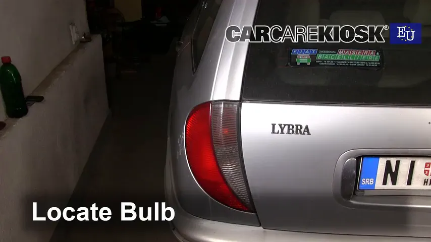 2001 Lancia Lybra JTD Station Wagon 1.9L 4 Cyl. Turbo Diesel Éclairage